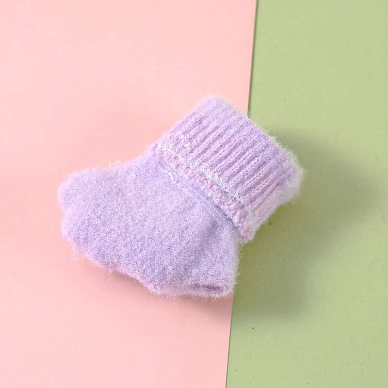 Winter Gloves Color Beige Color Size 6 To 24 Months