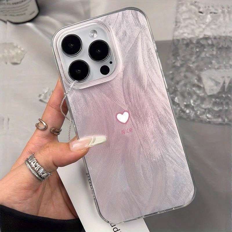 1Pc White For iPhone 14 Plus Phone Case Phone Cover