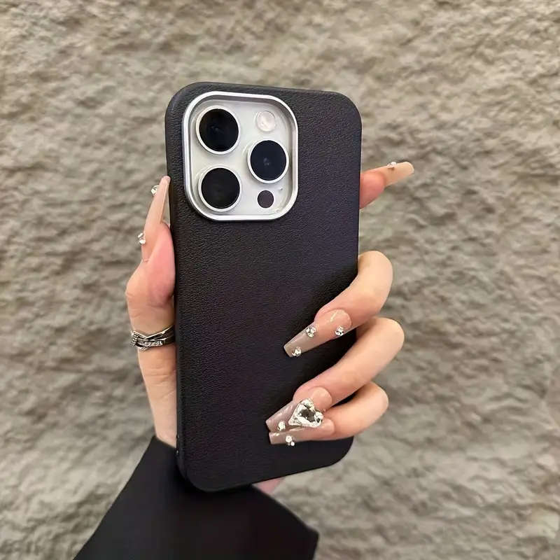 1Pc Brown For iPhone 15 Pro Max Phone Case Phone Cover