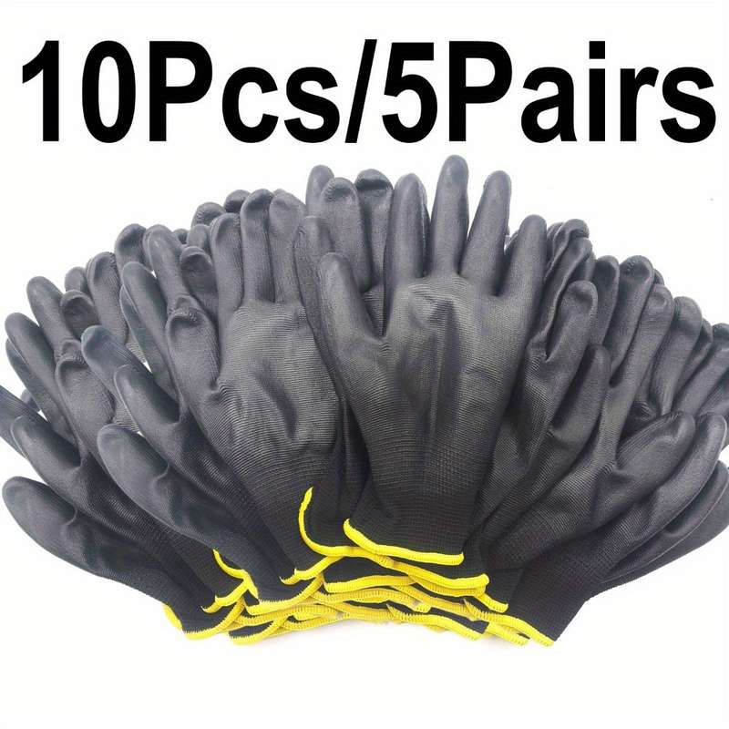 Work Gloves Size L Items Thickened Gray Gloves