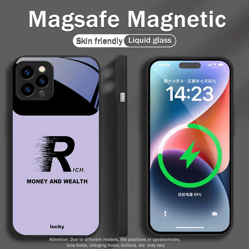 1Pc Mixed Color For iPhone X XS Letter R Pattern Phone Case