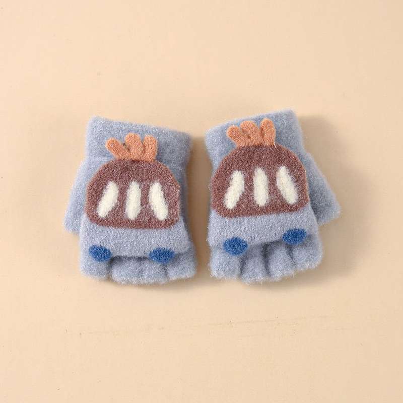 Winter Gloves Color A To Brown Size 6 To 24 Months
