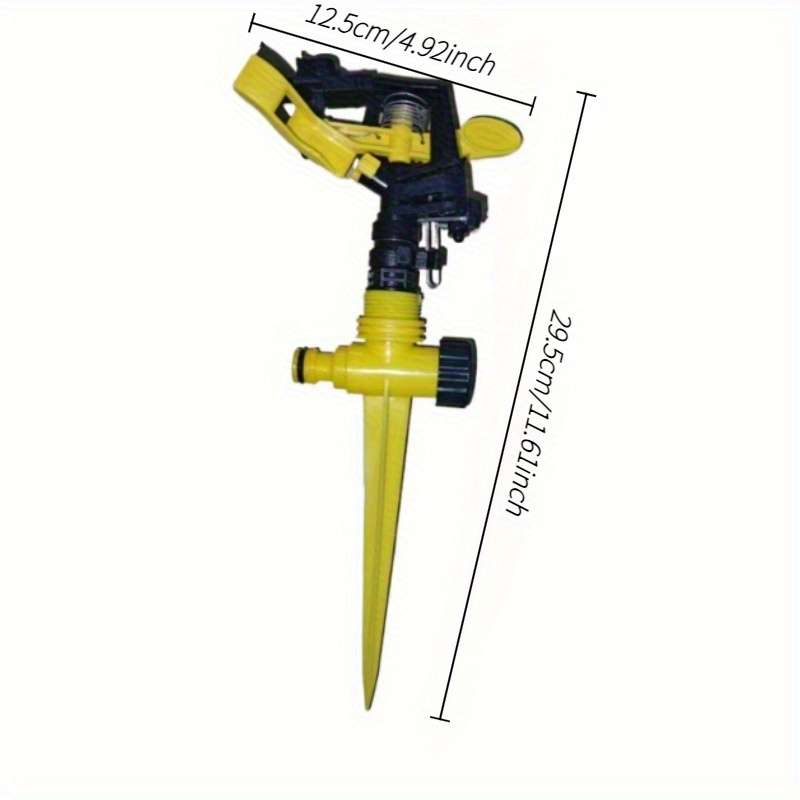 1Pc Adjustable Yard Sprinkler With Swing Arm Atomizing Nozzle