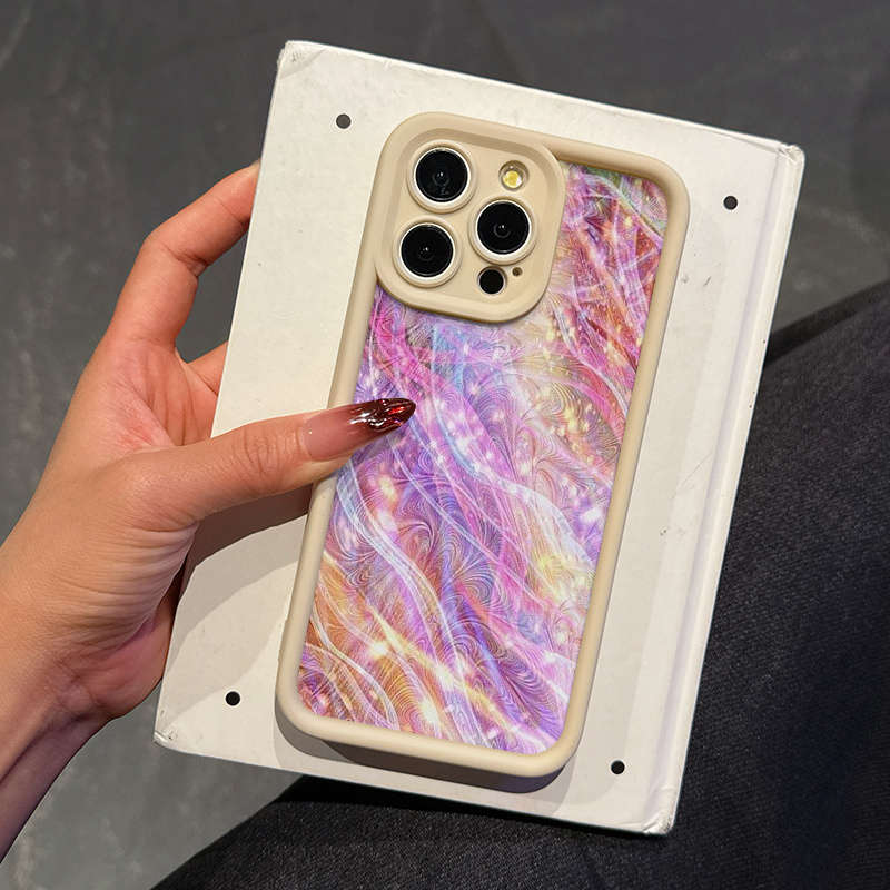 1Pc Beige For iPhone 14 Plus Phone Case Phone Cover