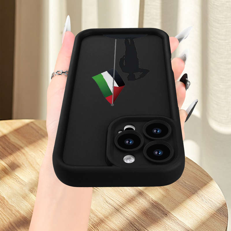 1Pc Black For iPhone 15 Pro An UAE National Day Pattern Phone Case