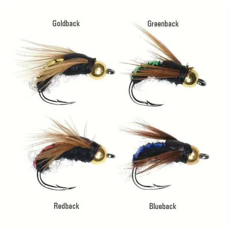5pcs Small Fly High Simulation Fly Lure PVC Mixed Color with Hook for Fishing