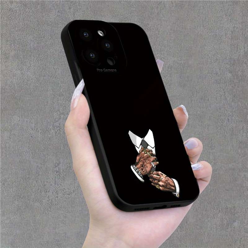 1Pc Black For iPhone XR Handsome Suit Man Phone Case