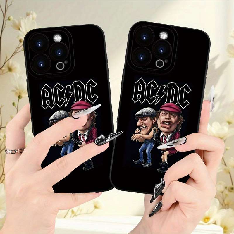 1Pc Black For iPhone 13 Mini Camouflage Pattern Phone Case