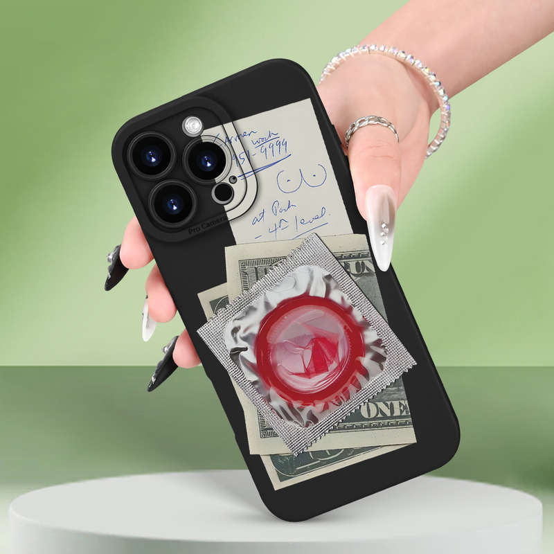 1Pc Black For iPhone 13 Pro Phone Case Phone Cover