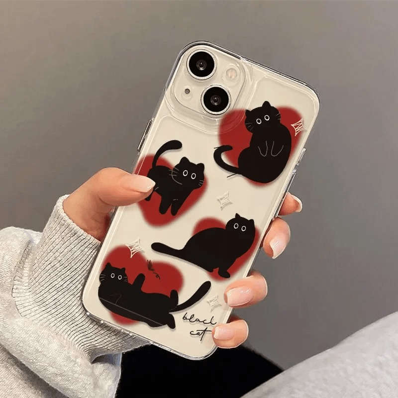 1Pc Transparent For iPhone 16 Plus Phone Case Phone Cover