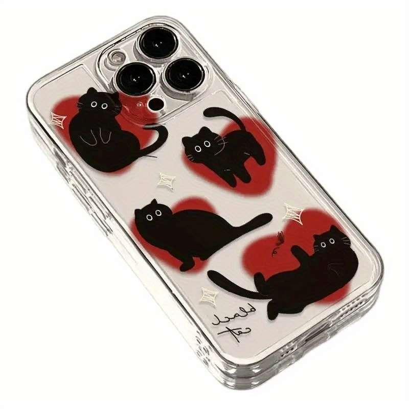 1Pc Transparent For iPhone 16 Plus Phone Case Phone Cover