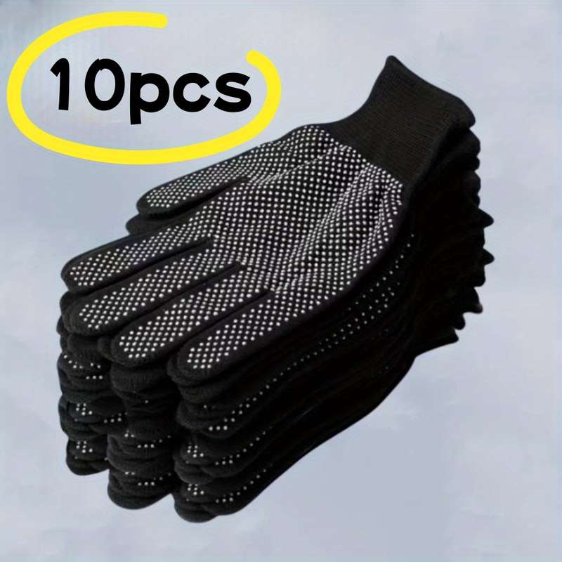 Work Gloves Color Grey Size 20Pcs  10 Pairs