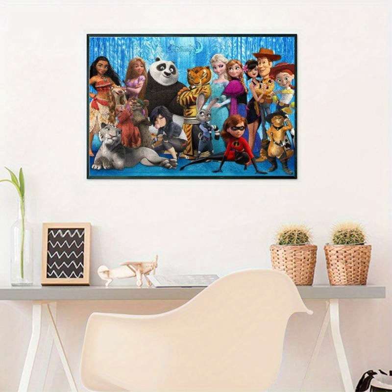1000pcs Disney Wooden Puzzle Horizontal Style Relax Challenge Perfect for Enjoying