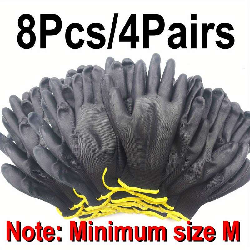 Work Gloves Items Upgraded Thickened Black Gloves
