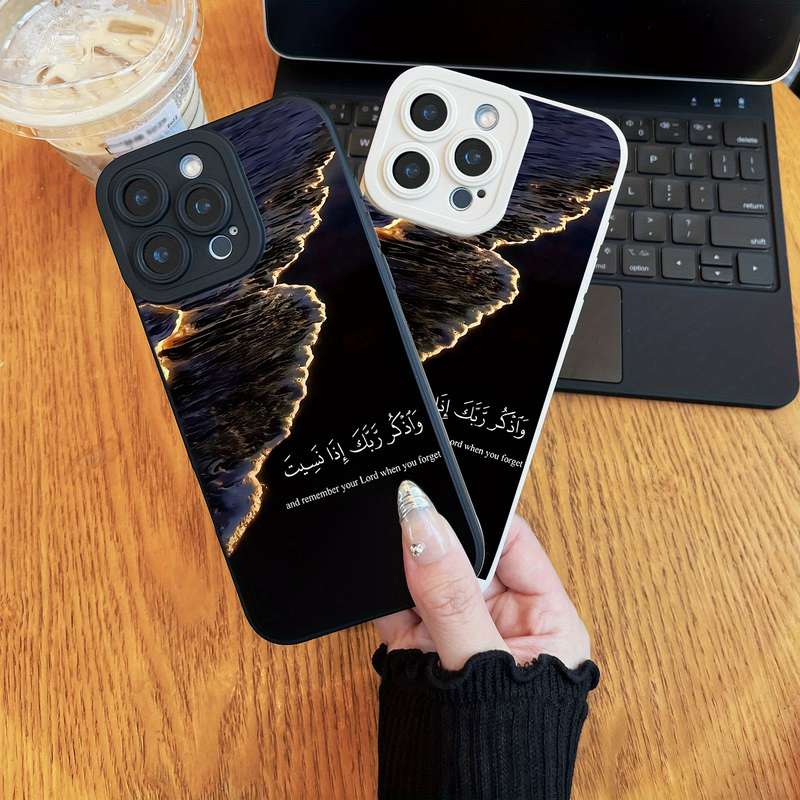1Pc Black For iPhone 7 Plus 8 Plus Remember Your Phone Case