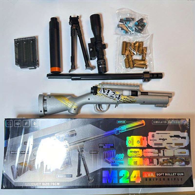 Toy Guns Color  Silvery