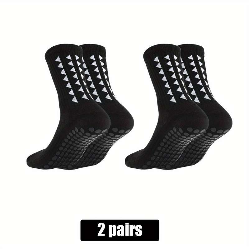 2 Pairs Of White One Size High Elastic Socks