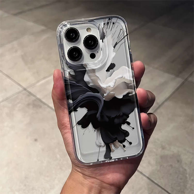 1Pc Transparent For iPhone 12 Phone Case Phone Cover