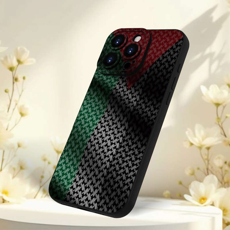 1Pc Black For iPhone 11 Pro Max Arabic Camouflage Phone Case