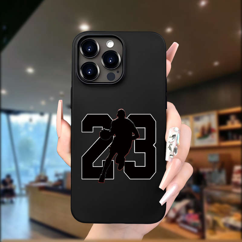 1Pc Black For iPhone 8 Plus Player Unique 23 Phone Case