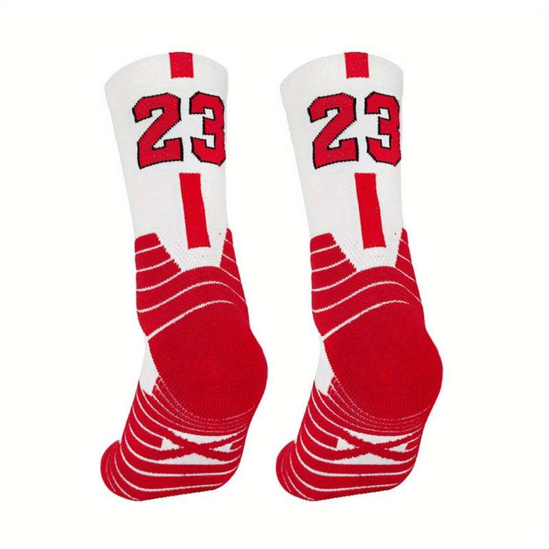 2 Pairs Random Color One Size High Elastic Socks