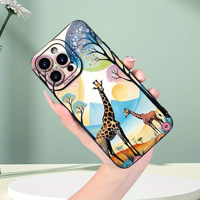 1Pc Black For iPhone XS African Style Phone Case