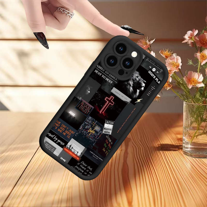 1Pc Black For iPhone 15 Plus Phone Case Phone Cover