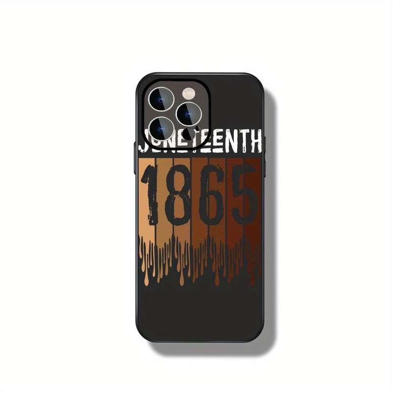 1Pc Ivory White For iPhone 13 Pro Max Liberation In 1865 African Phone Case