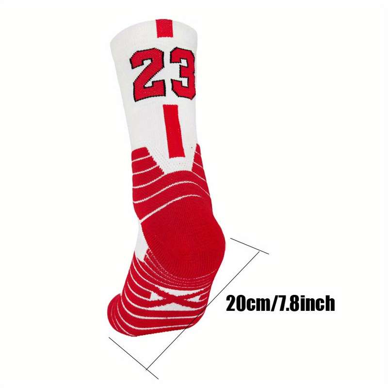 2 Pairs Random Color One Size High Elastic Socks