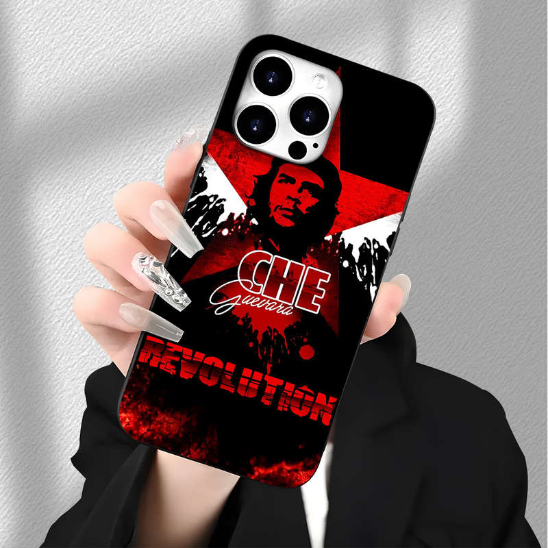 1Pc Black For iPhone 16 Plus Che Guevara Designs Phone Case