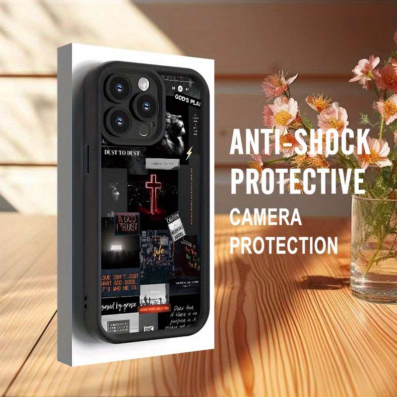 1Pc Black For iPhone 15 Plus Phone Case Phone Cover