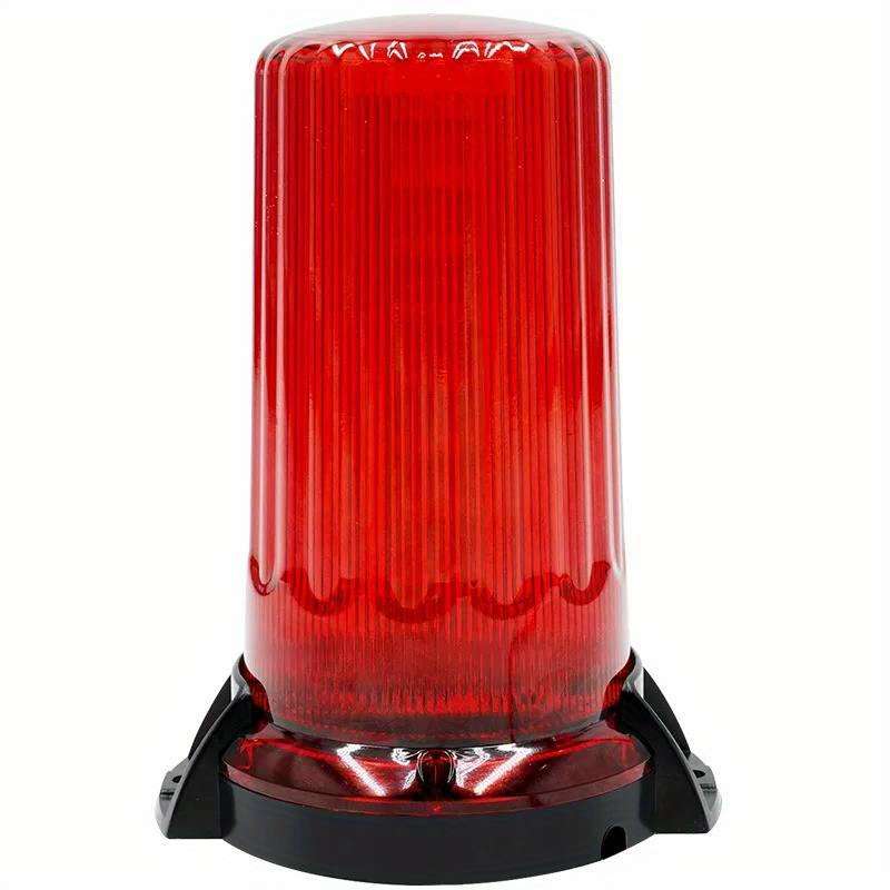1pc Red Magnetic Beacon Light 12V-24V Flashing Emergency Light for Cars and Trucks 5