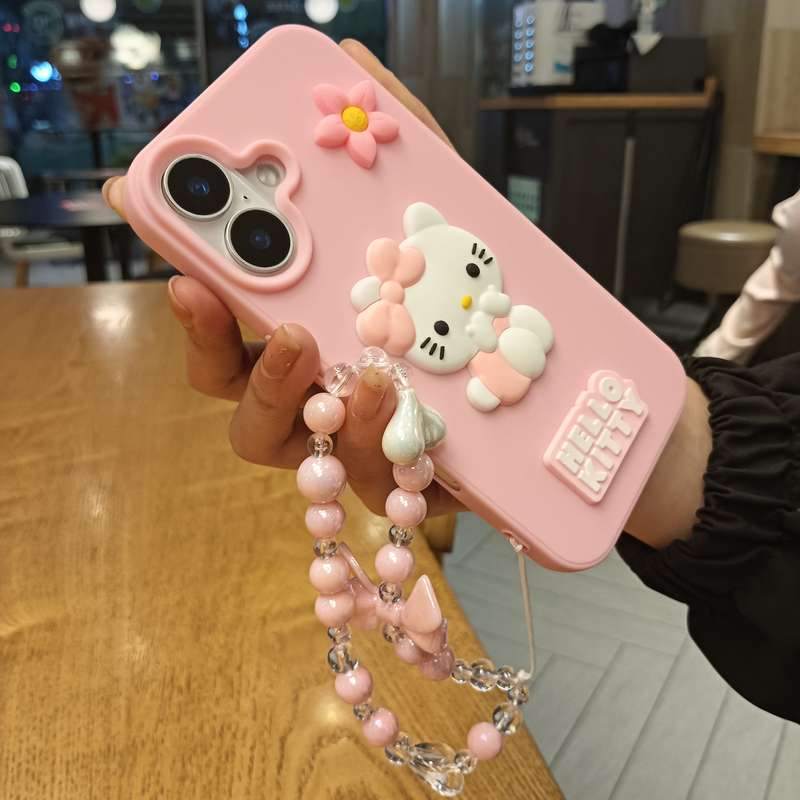 1Pc Pink Red Color For iPhone 16 Phone Case Phone Cover