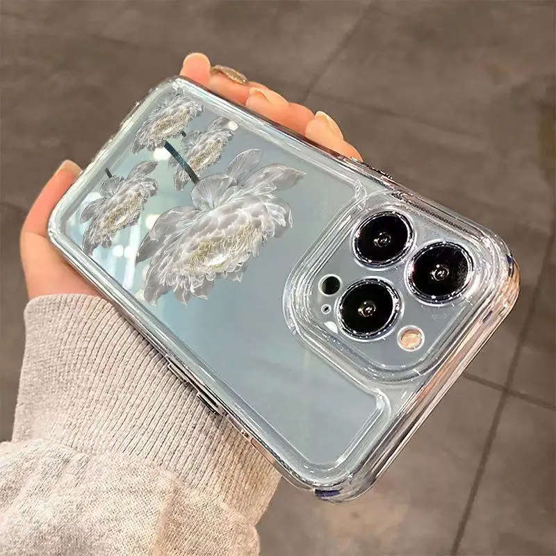 1Pc Transparent For iPhone 13 Mini Phone Case Phone Cover