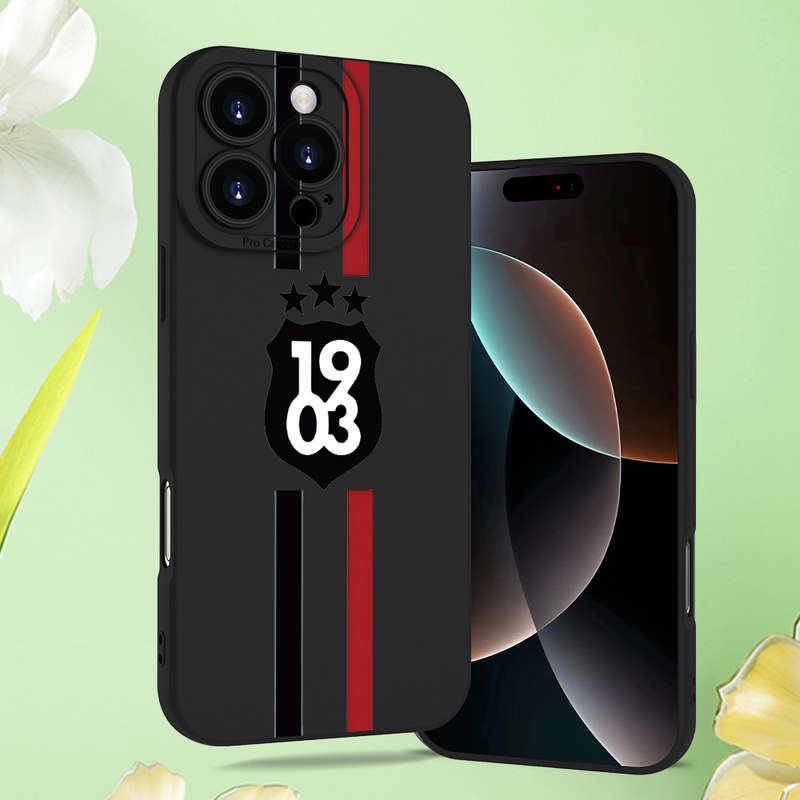 1Pc Black For iPhone X Popular Striped 1903 Phone Case