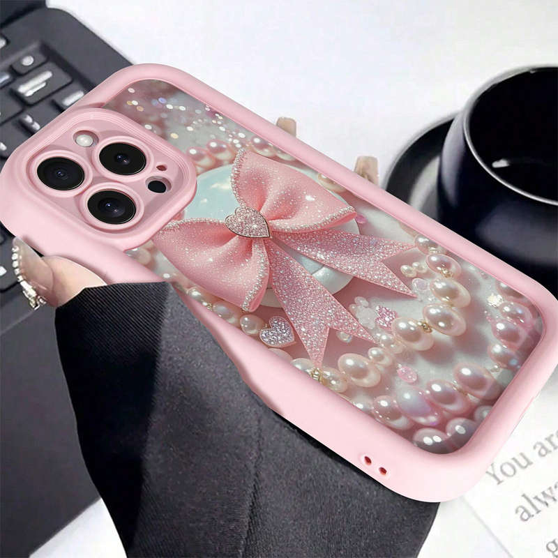 1Pc Pink Red Color For iPhone 7 8 Phone Case Phone Cover