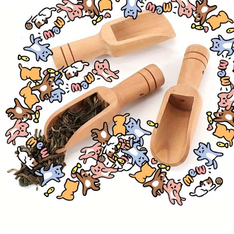 1pc Wooden Spoon for Seasoning Ideal for Measuring Tea Honey Coffee And Salt