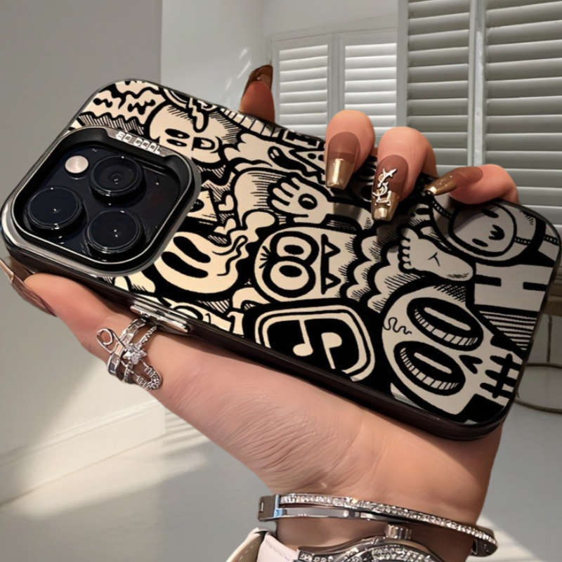 1Pc Black For iPhone 7 Plus 8 Plus Phone Case Phone Cover