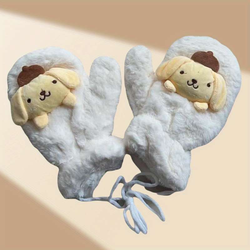 Winter Gloves Color Cinnamon Dog