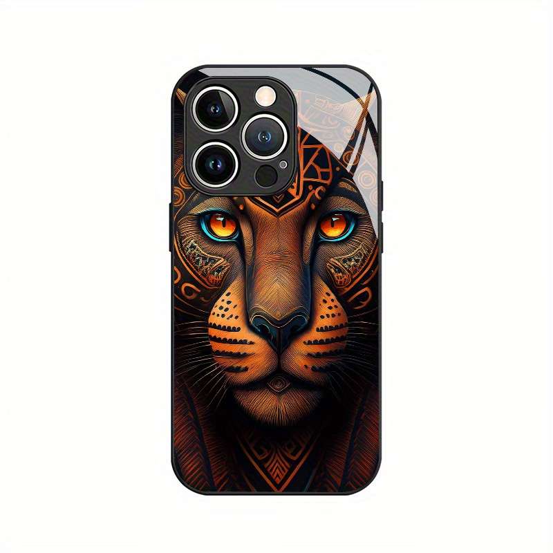 1Pc Mixed Color For iPhone 13 Pro African Totem Leopard Phone Case