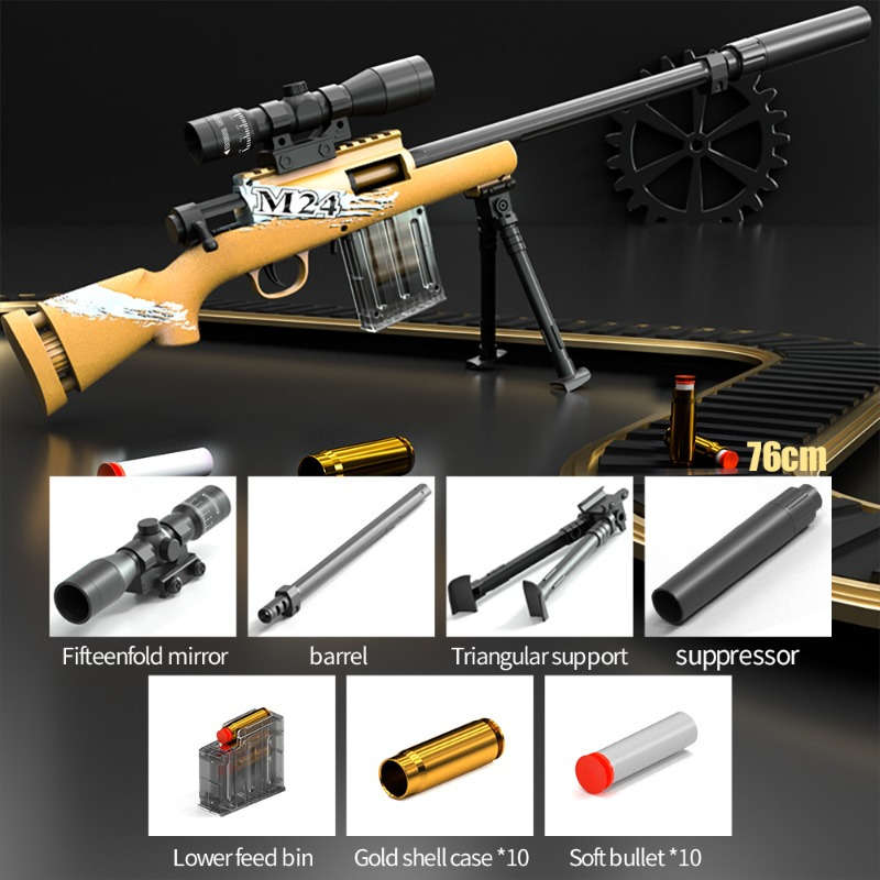 Toy Guns Color  Silvery
