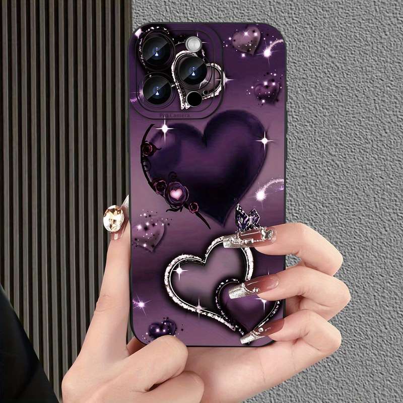 1Pc Black For iPhone 16 Plus Phone Case Phone Cover