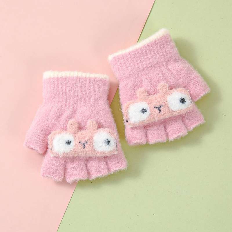 Winter Gloves Color Grey Size 1 To 4Y