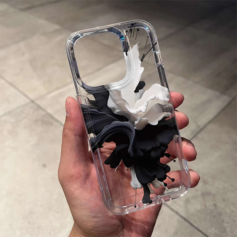 1Pc Transparent For iPhone 12 Phone Case Phone Cover