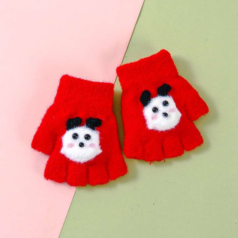 Winter Gloves Color Red Size  1 To 4Y