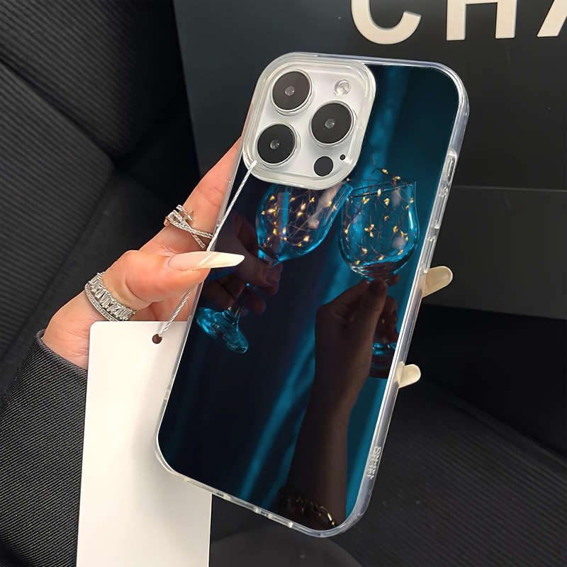 1Pc Transparent For iPhone 16 Plus Phone Case Phone Cover
