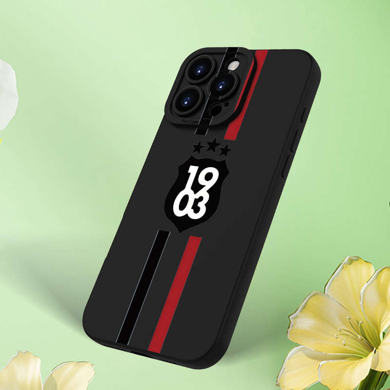 1Pc Black For iPhone X Popular Striped 1903 Phone Case