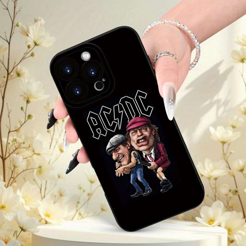 1Pc Black For iPhone 13 Mini Camouflage Pattern Phone Case
