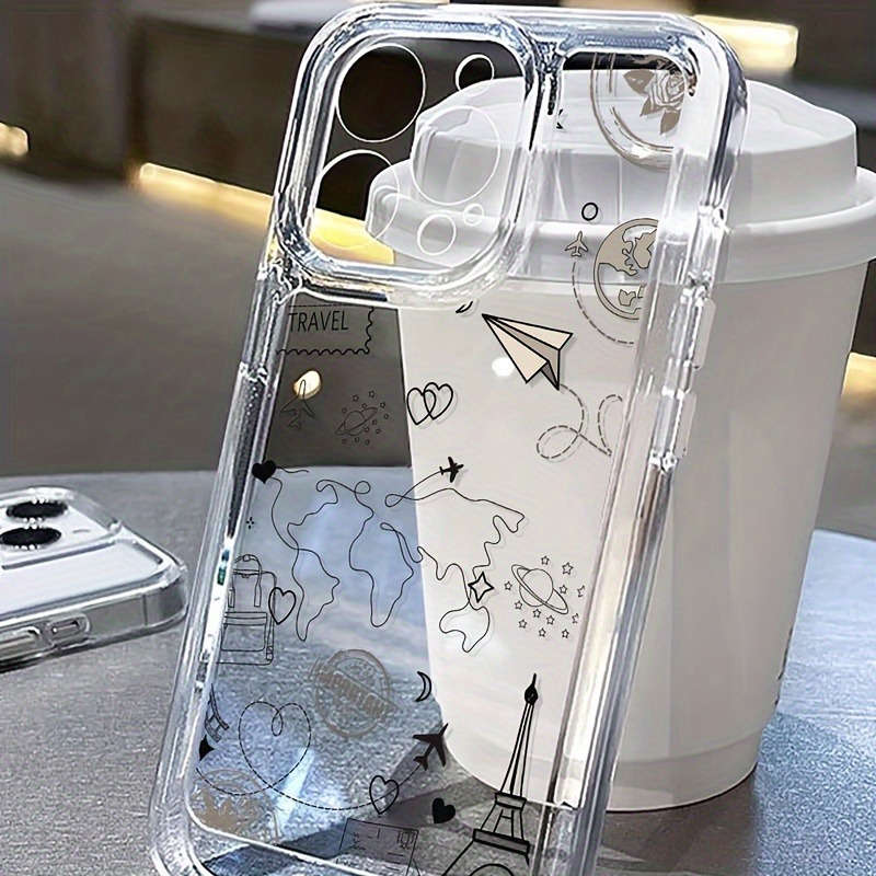 1Pc Transparent For iPhone 7 8 Se2 Se3 Phone Case Phone Cover
