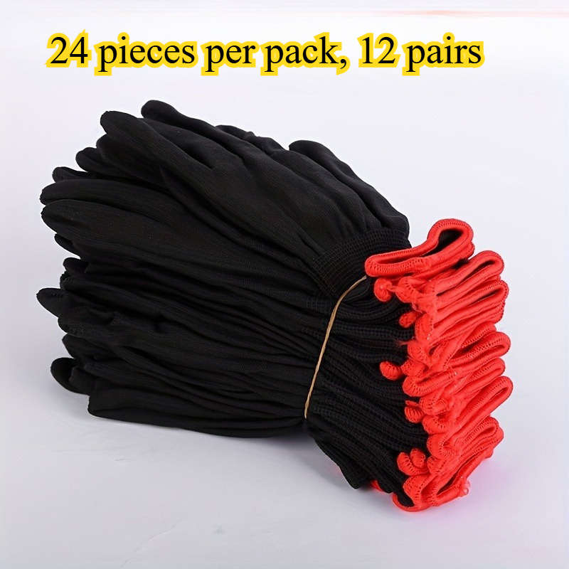 Work Gloves Quantity 12Pcs 6Pairs